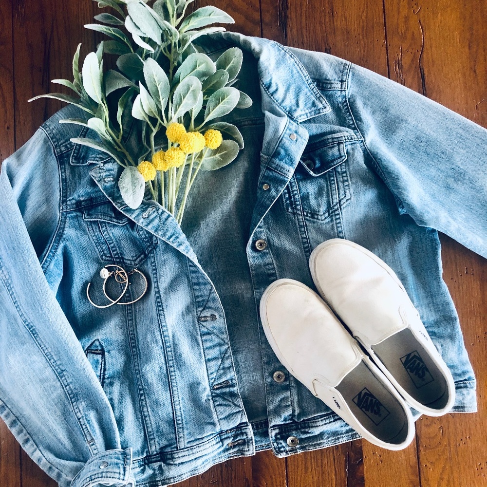 Soft Light Blue Denim Jacket